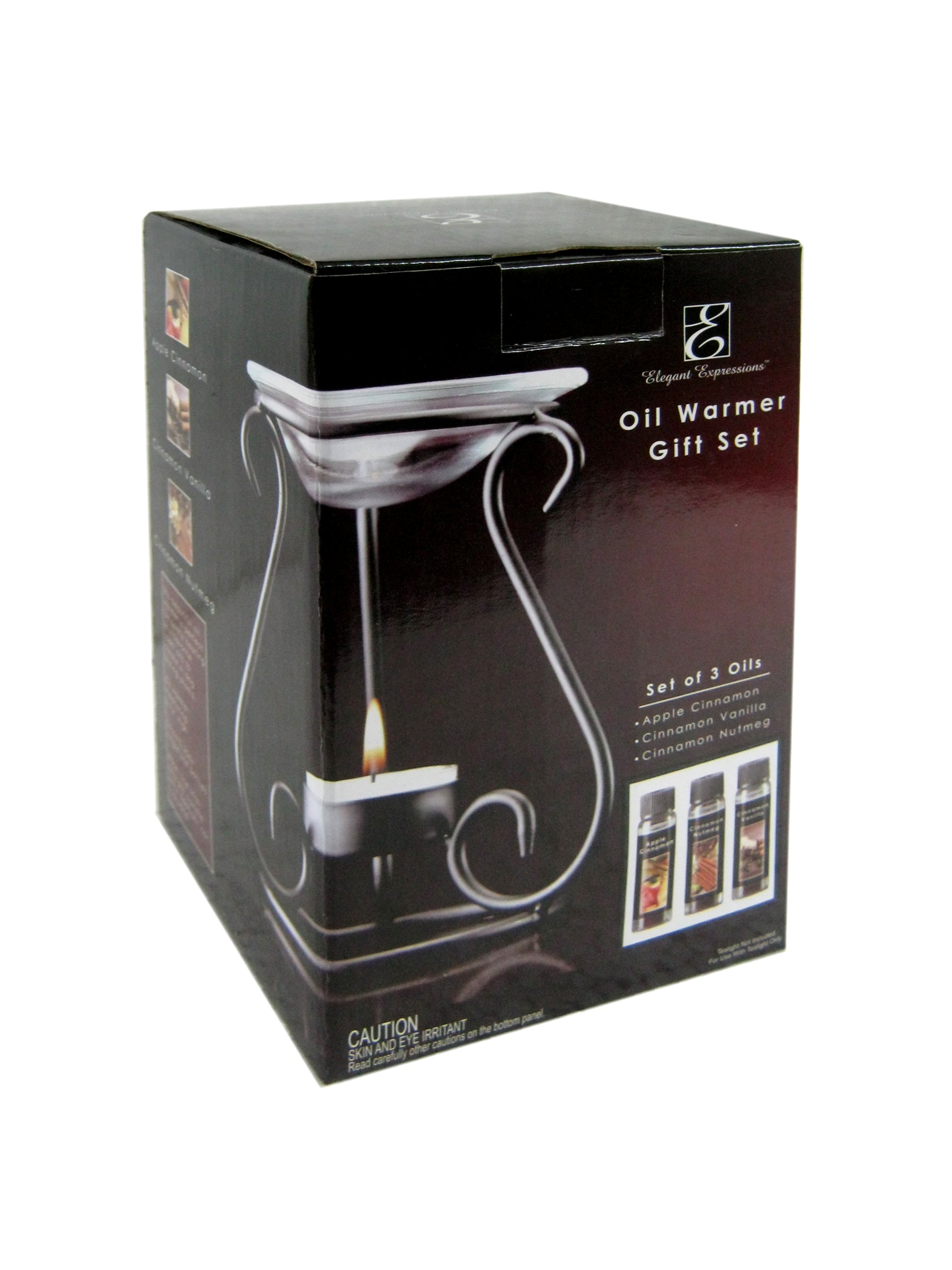 Hosley® Oil Warmer Gift set, Includes 3 Bottles of Assorted Fragrance