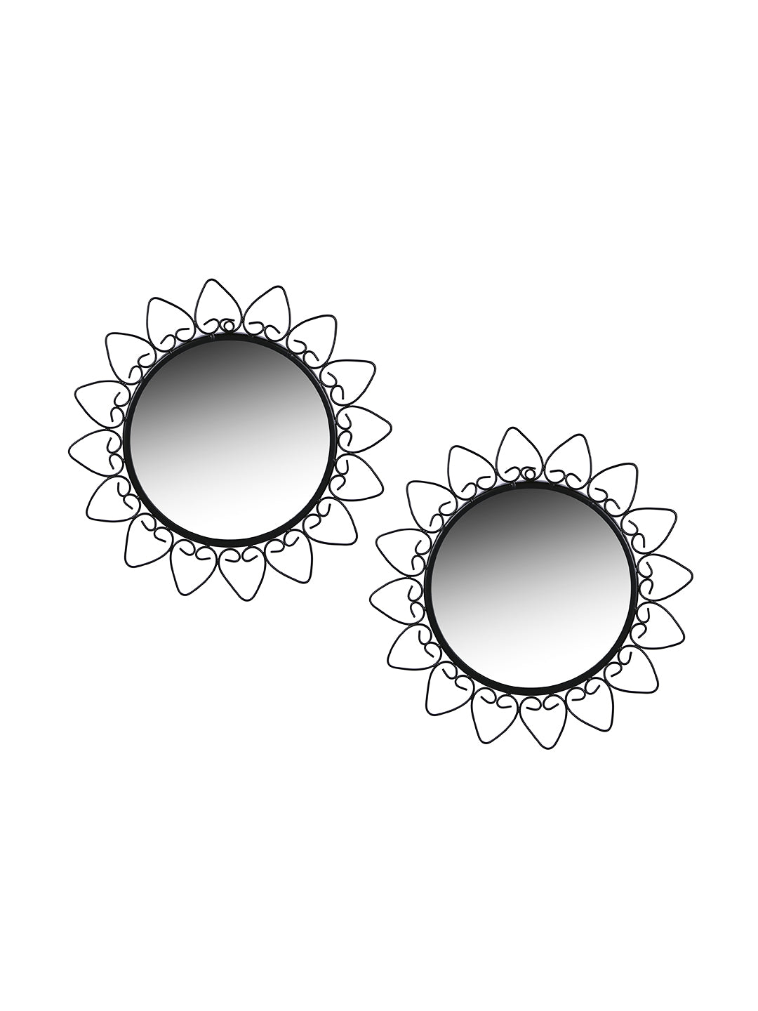 Hosley Set of 2 Round Decorative Wall Mirrors