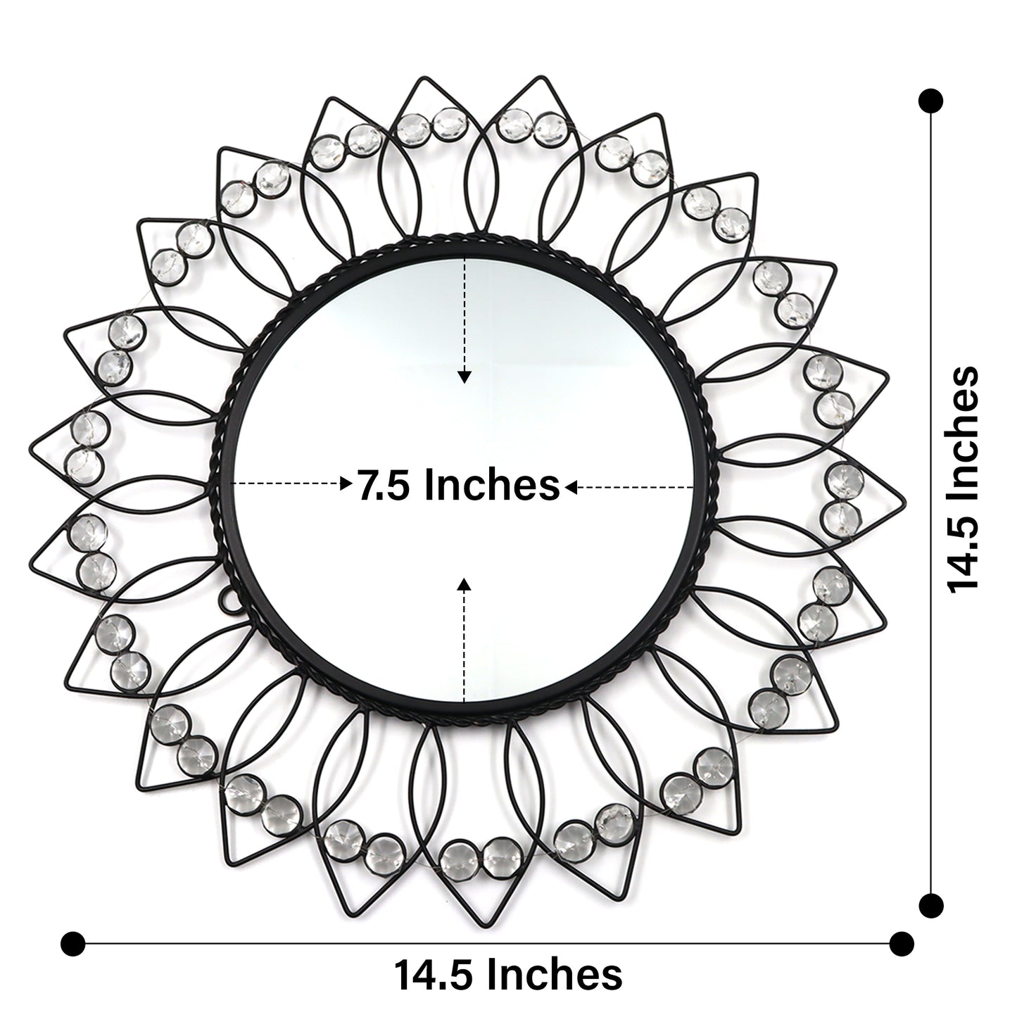 Hosley Decorative Wall Mirrors - Set Of 2