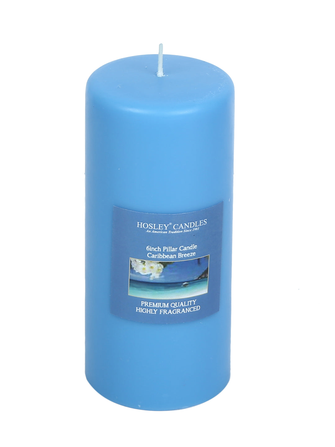 Hosley Set of 2 Caribbean Breeze 6Inchs Pillar Candles