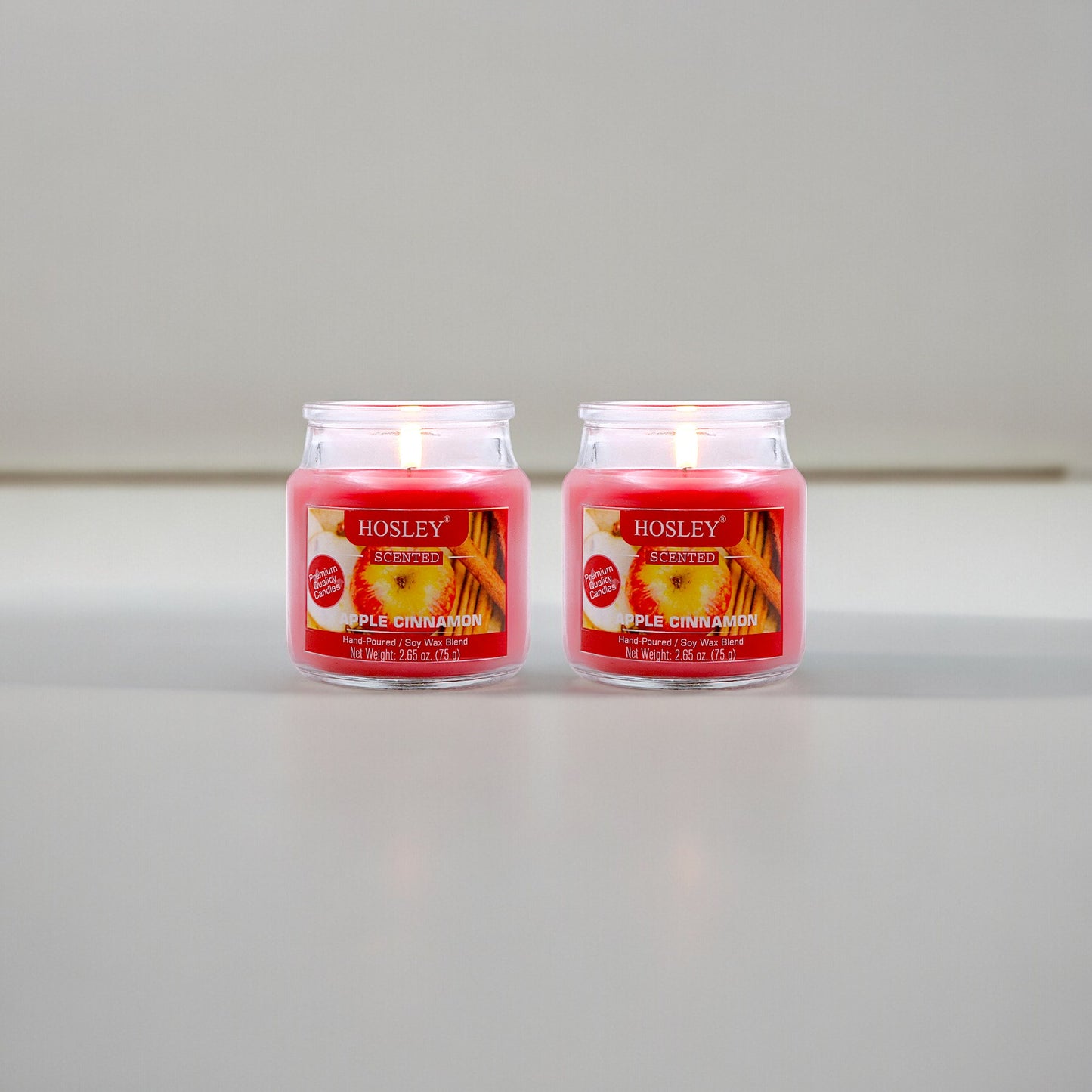 Hosley Set of 2 Apple Cinnamon 2.65 Oz (75g)