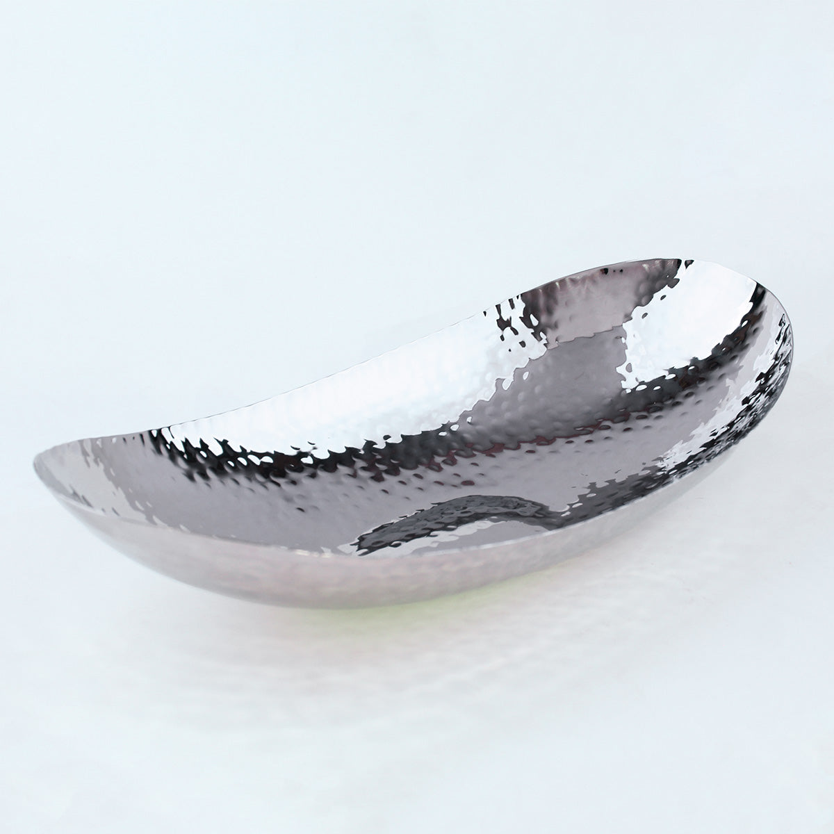 Hosley Textured Stainless Steel Decorative Tray/ Bowl for Dry Potpourri as well as Ball Candles Great for Weddings and Special Events