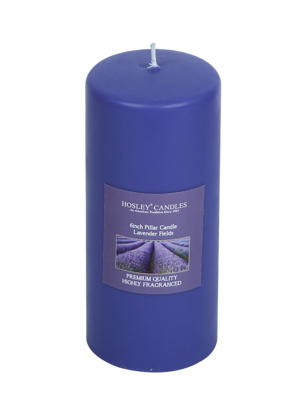 Hosley Set of 2 Lavender Fields 6Inchs Pillar Candles