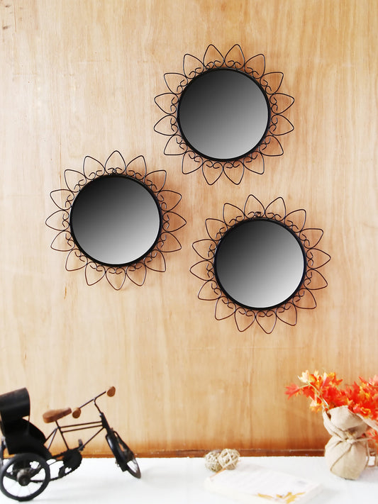 Hosley Decorative Set of 3 Wall Mirrors