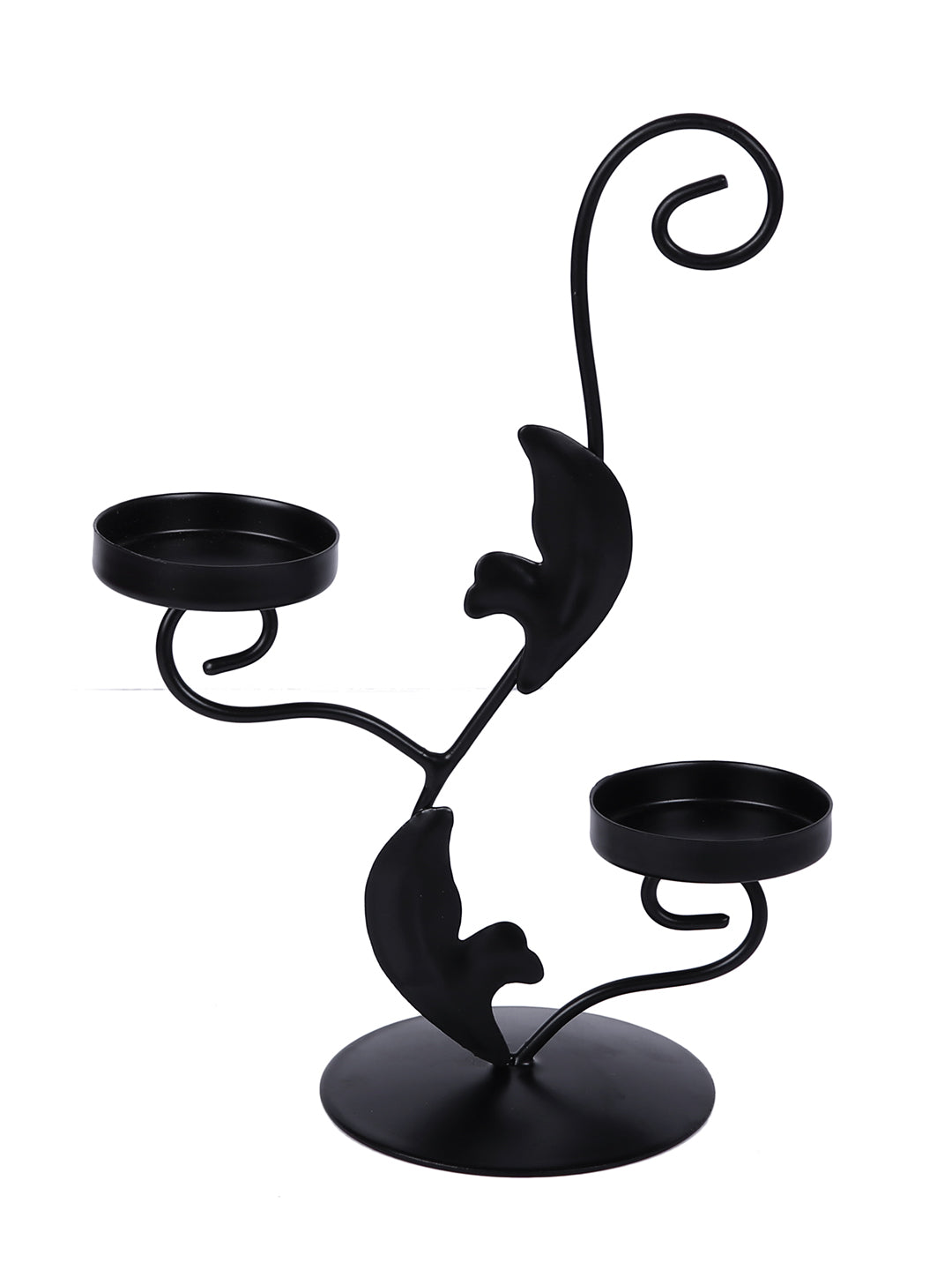 Hosley Decorative Tealight Holder with 2 Clear Glasses