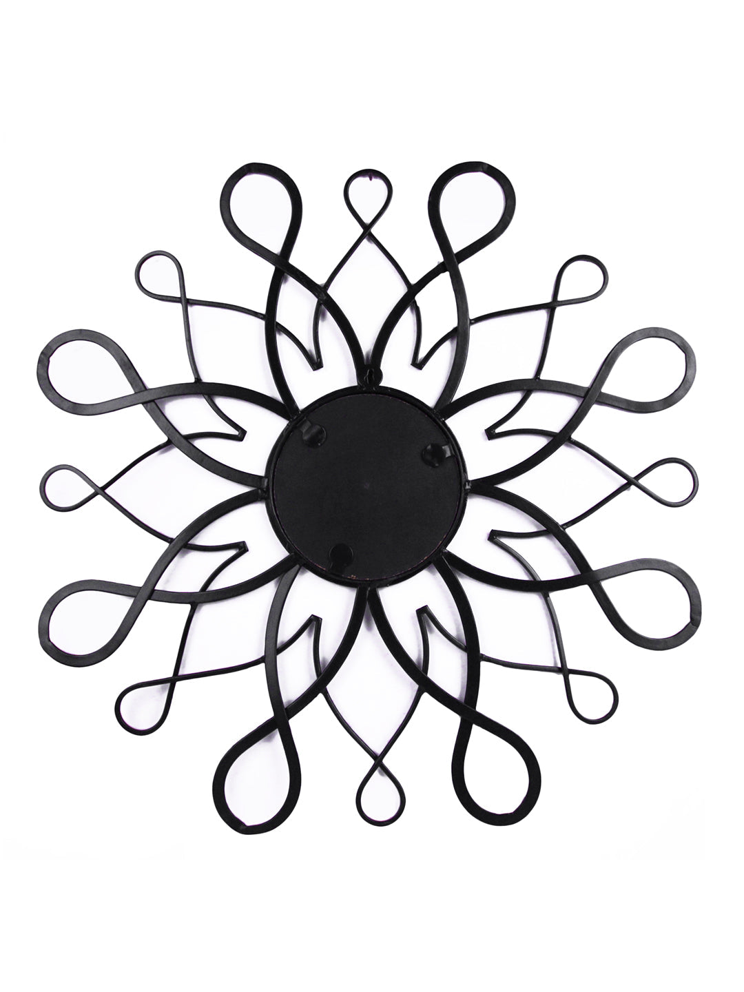 Hosley Decorative Optical Art Pattern Iron Wall Mirror