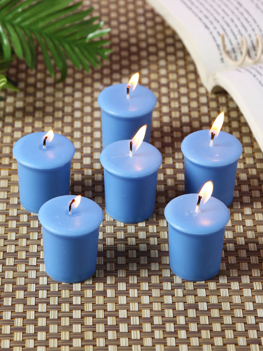 Set of 6 Hosley® 15 Hour Burn Time Each, Caribbean Breeze Highly Fragranced  Votive Candles