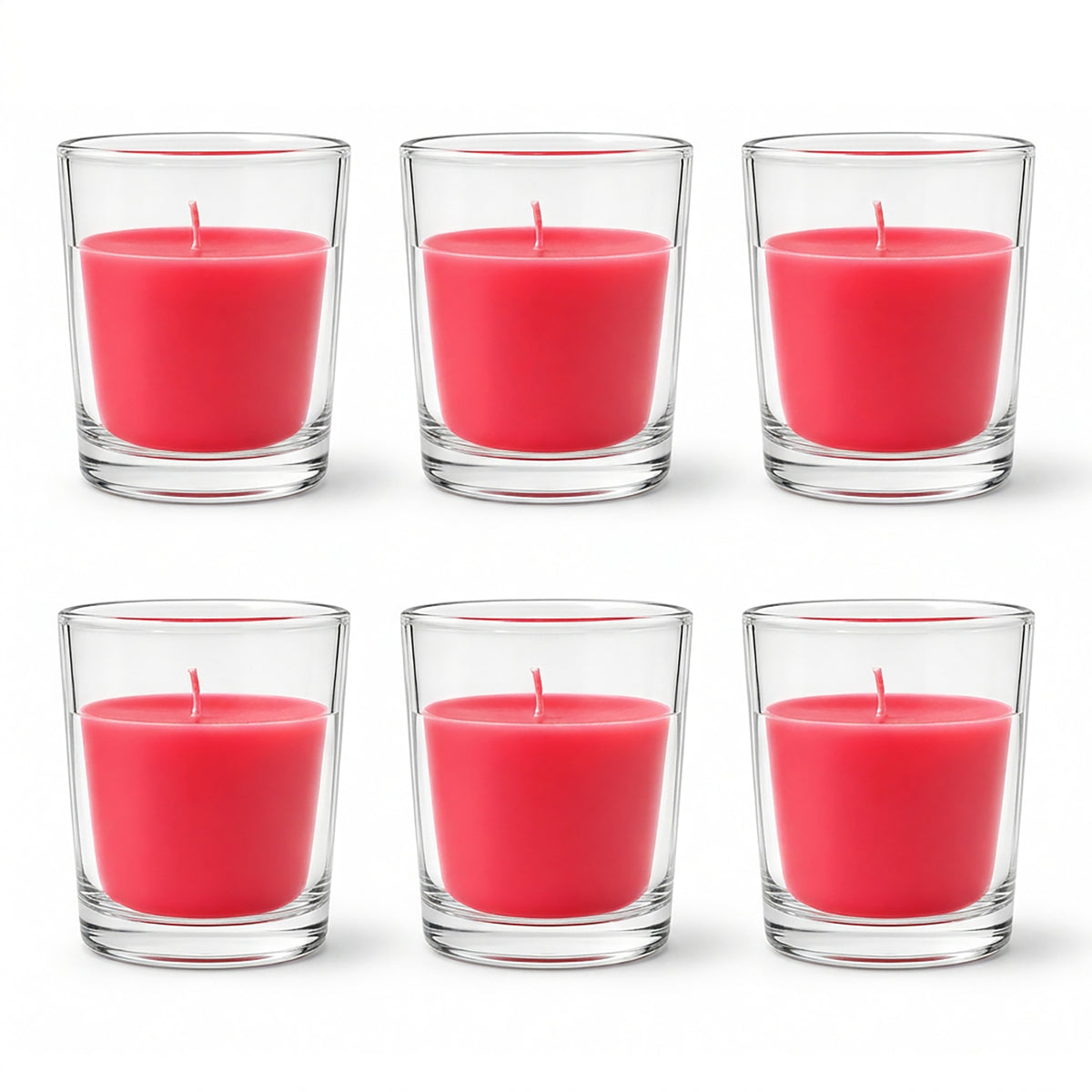 Apple Cinnamon Votive Glass Candle
