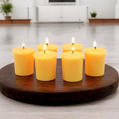 Set of 6 Hosley® 15 Hour Burn Time Each, Lemon Bar Highly Fragranced  Votive Candles