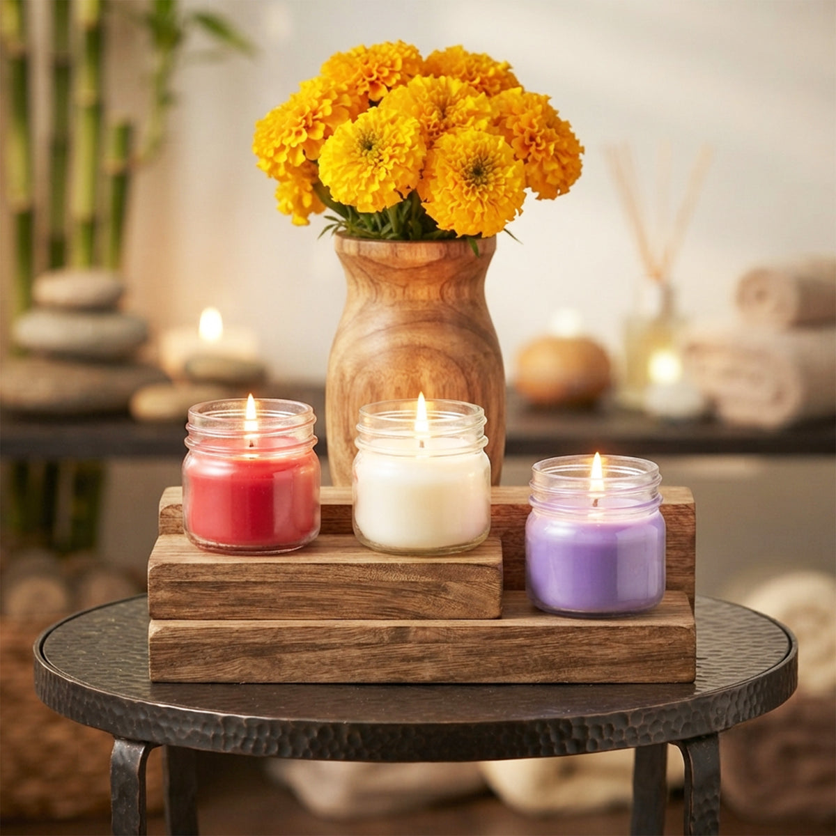 Hosley Scented Candles Gift Set