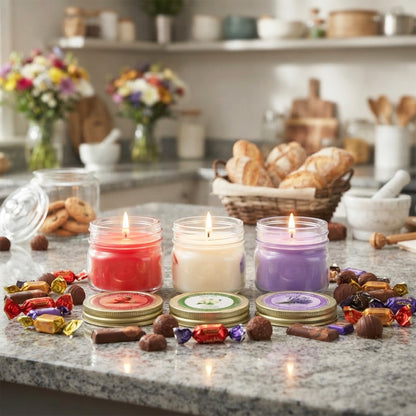Hosley Scented Candles Gift Set