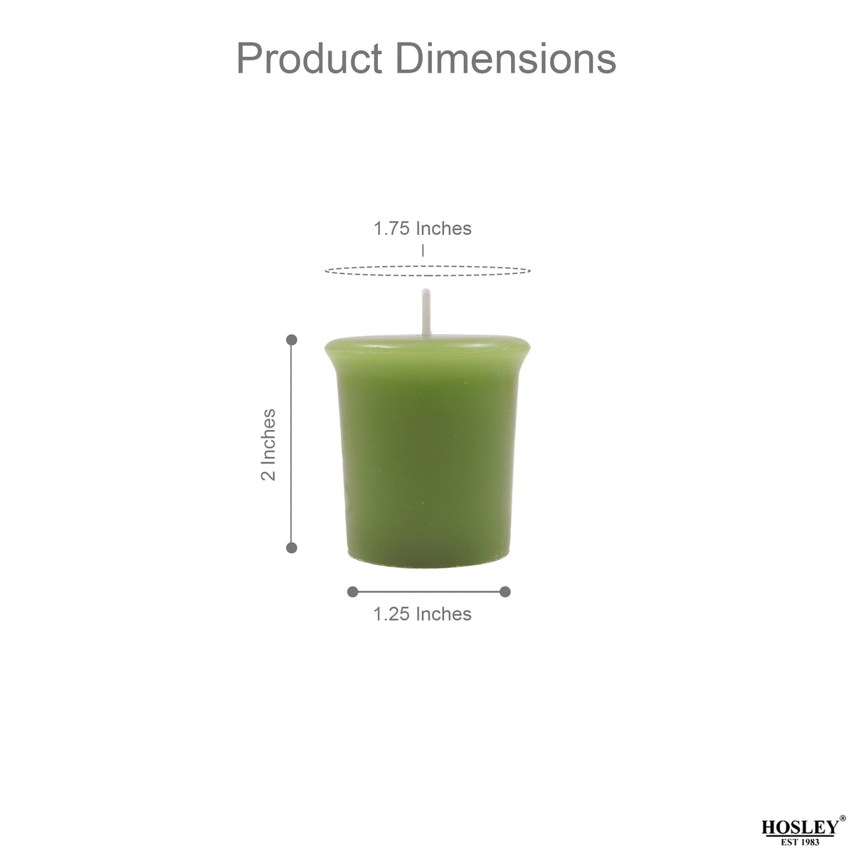 Set of 6 Hosley® 15 Hour Burn Time Each, Fresh Bamboo Highly Fragranced  Votive Candles