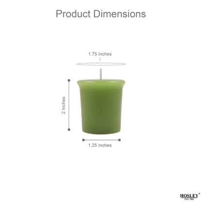 Set of 6 Hosley® 15 Hour Burn Time Each, Fresh Bamboo Highly Fragranced  Votive Candles