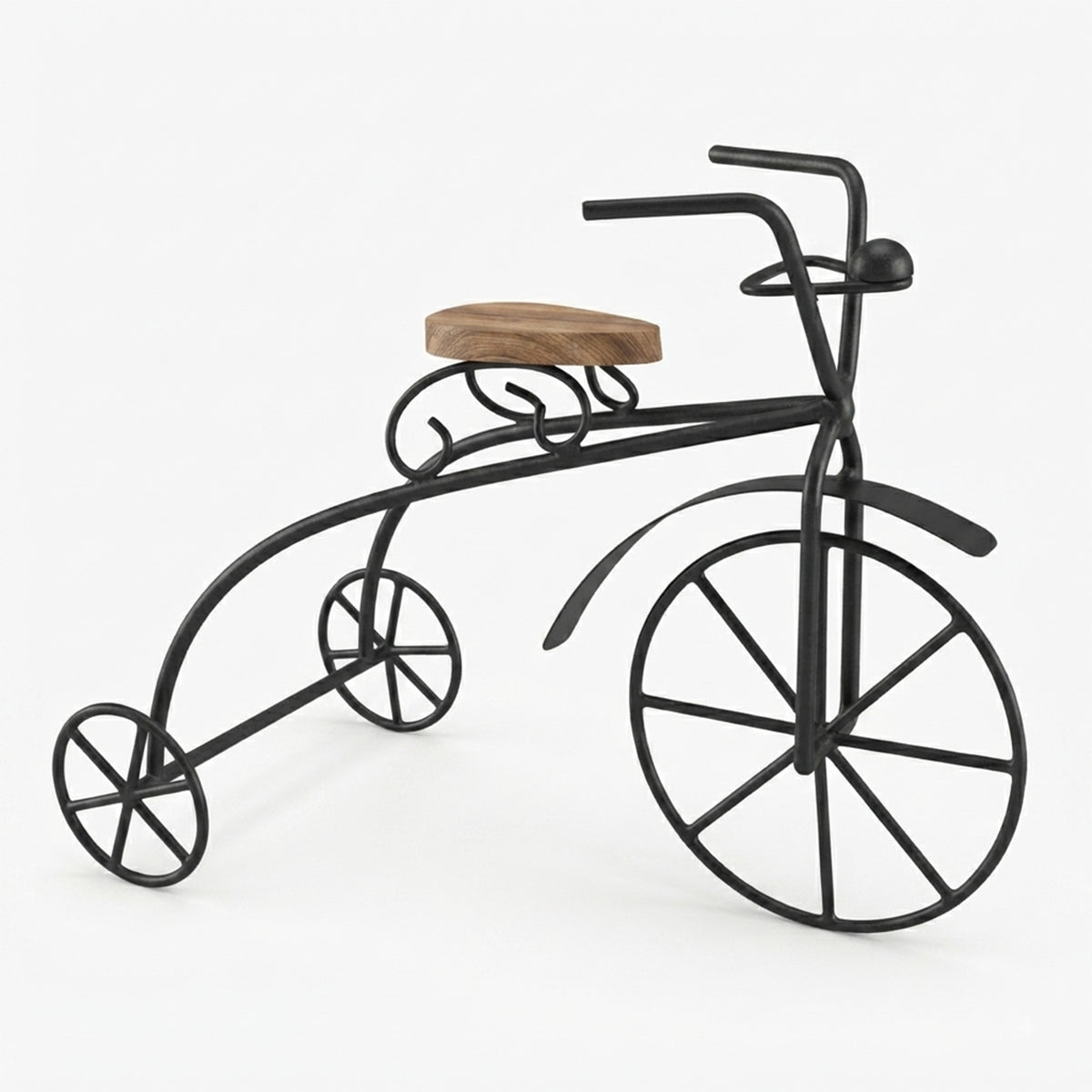 Hosley Decorative Metal Bicycle Showpiece, 7.25" High Pack of 1