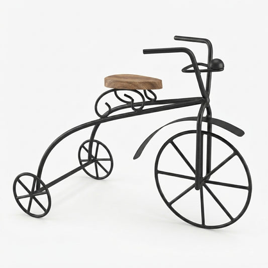 Hosley Decorative Metal Bicycle Showpiece, 7.25" High Pack of 1