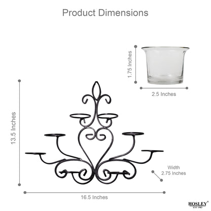 Hosley® 8 Cup Wall Sconce With Free Tealights