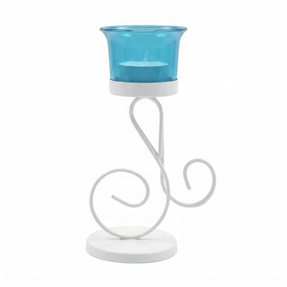 Hosley White Tabletop Tealight Holder