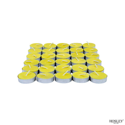 Hosley  Citronella Fragranced Tea Light Candles – Set of 30