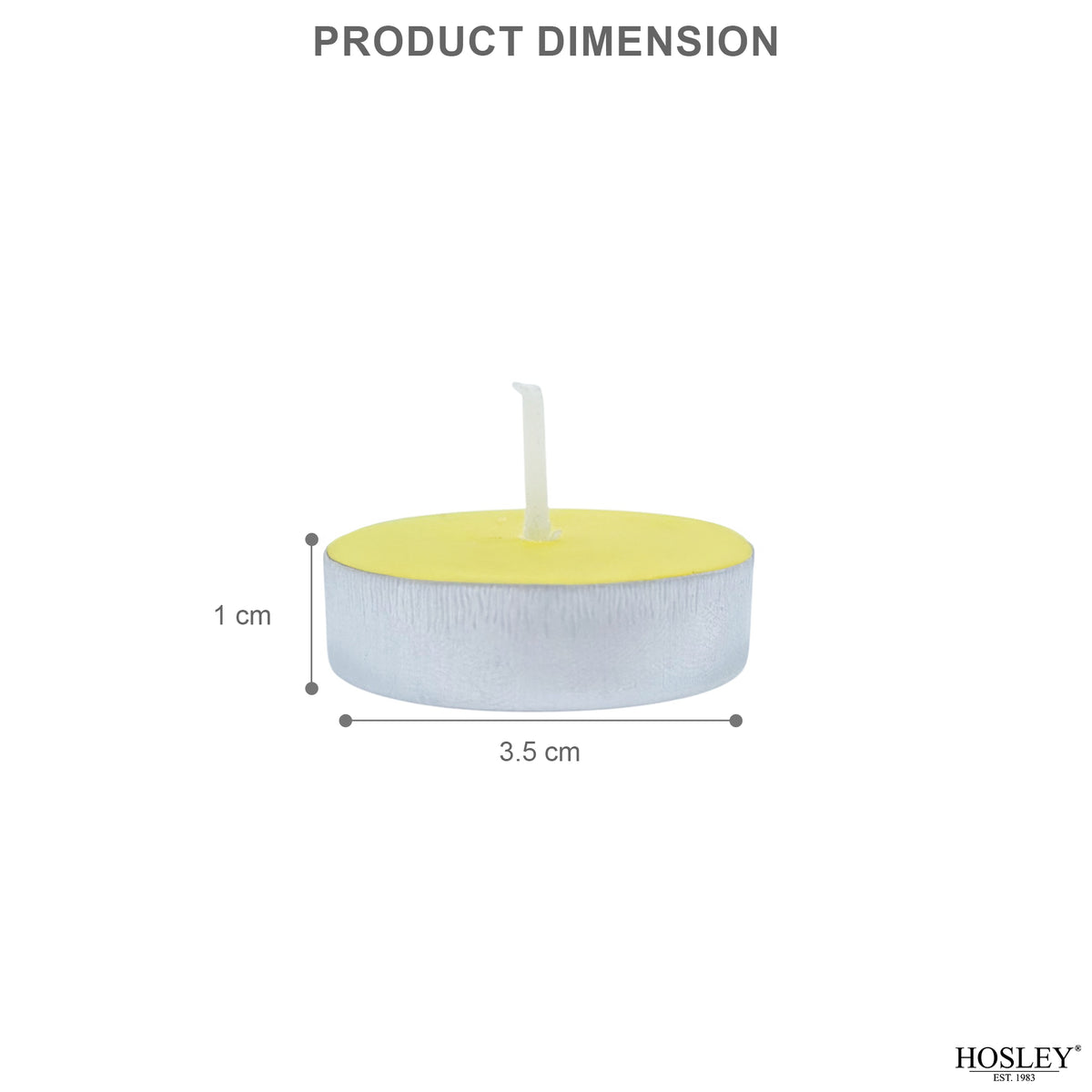 Hosley  Citronella Fragranced Tea Light Candles – Set of 30