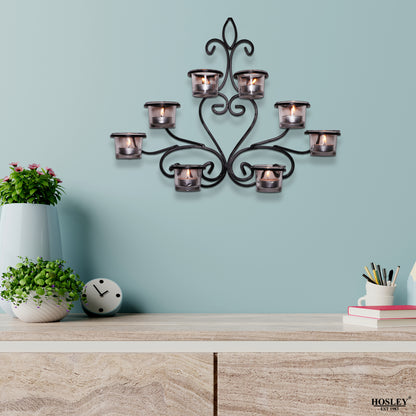 Hosley® 8 Cup Wall Sconce With Free Tealights