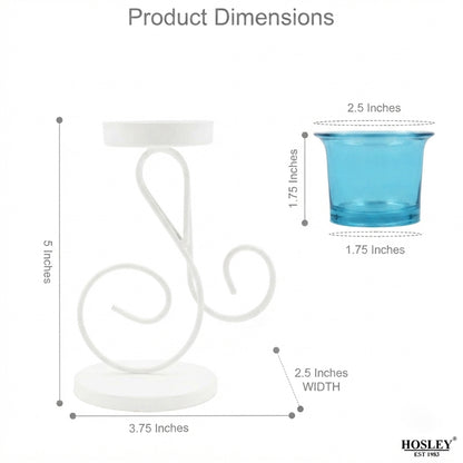 Hosley White Tabletop Tealight Holder