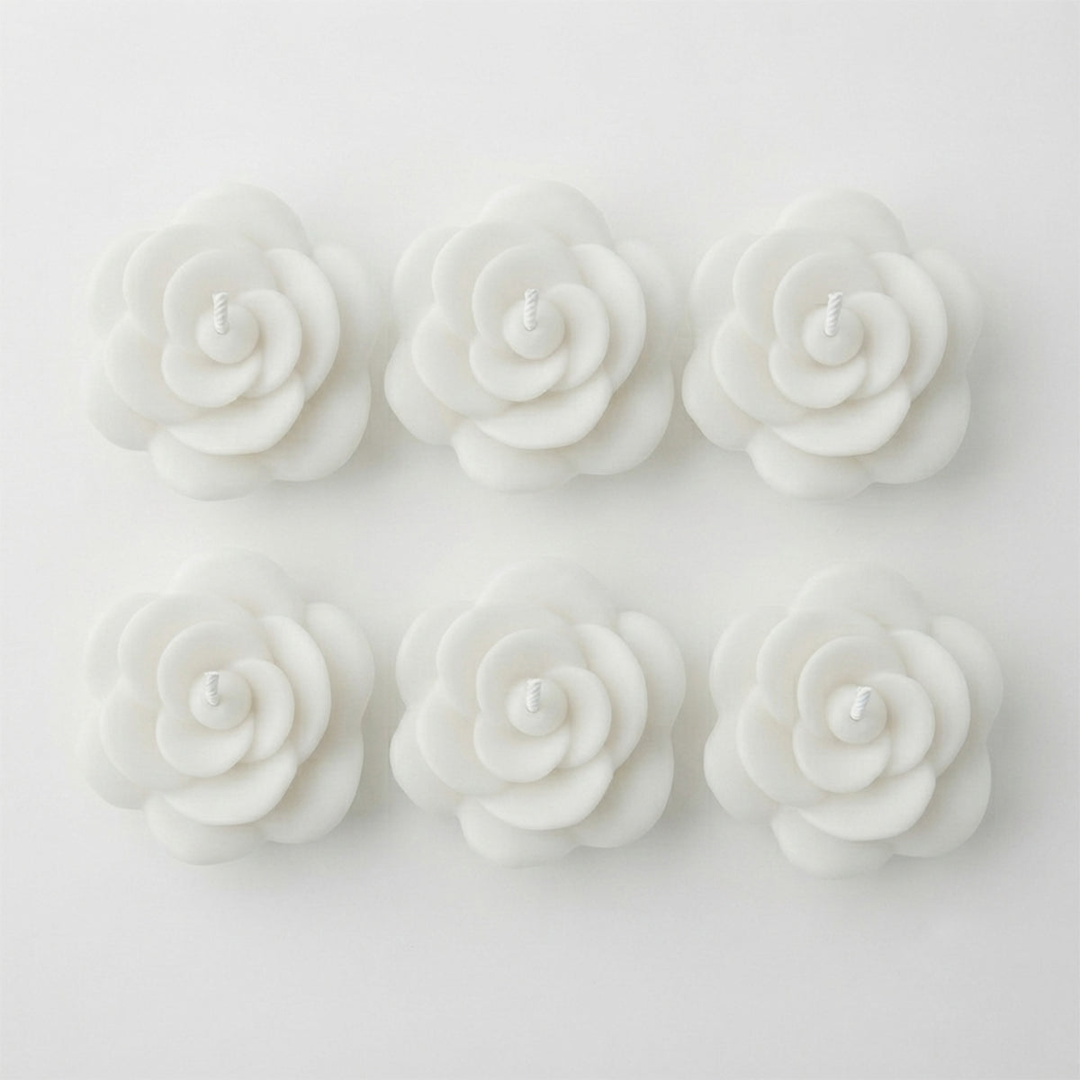Hosley Unscented Floating Candles for Decoration, set of 6