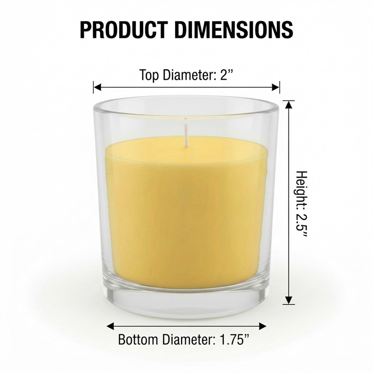 Hosley Set of 8 Highly Fragranced Citronella Candles