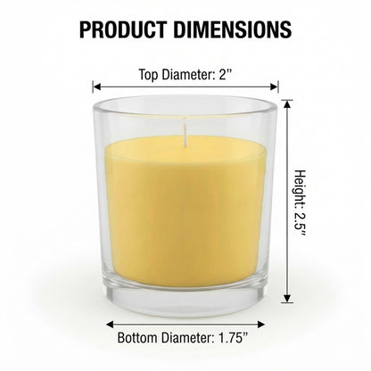 Hosley Set of 8 Highly Fragranced Citronella Candles