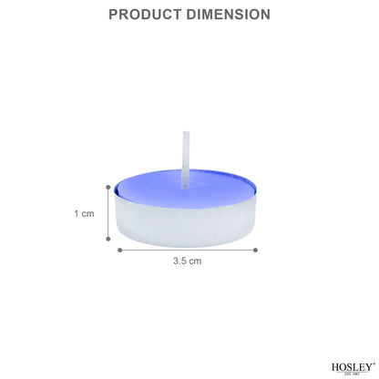 Hosley Lavender Fragranced Tea Light Candles – Set of 30