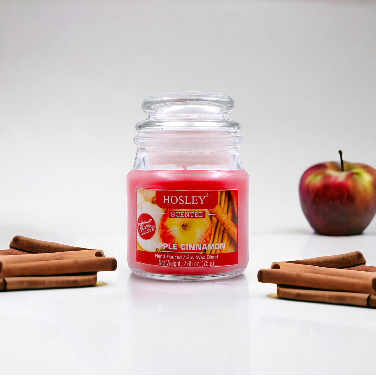 Hosley Set of 2 Apple Cinnamon 2.65 Oz (75g)