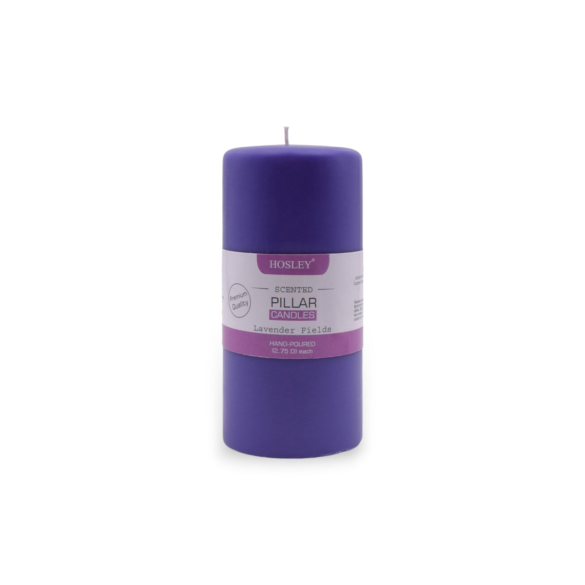 Hosley Highly Fragranced 6inch Pillar Candle