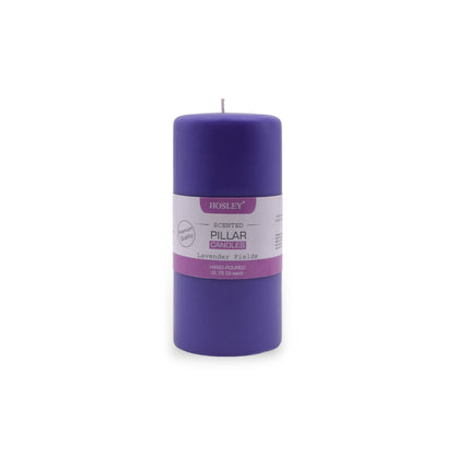 Hosley Highly Fragranced 6inch Pillar Candle