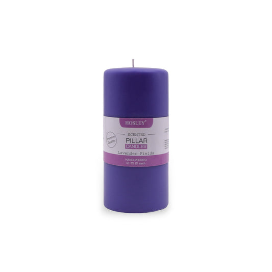 Hosley Highly Fragranced 6inch Pillar Candle