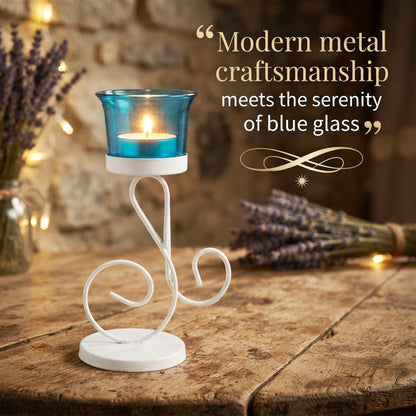 Hosley White Tabletop Tealight Holder