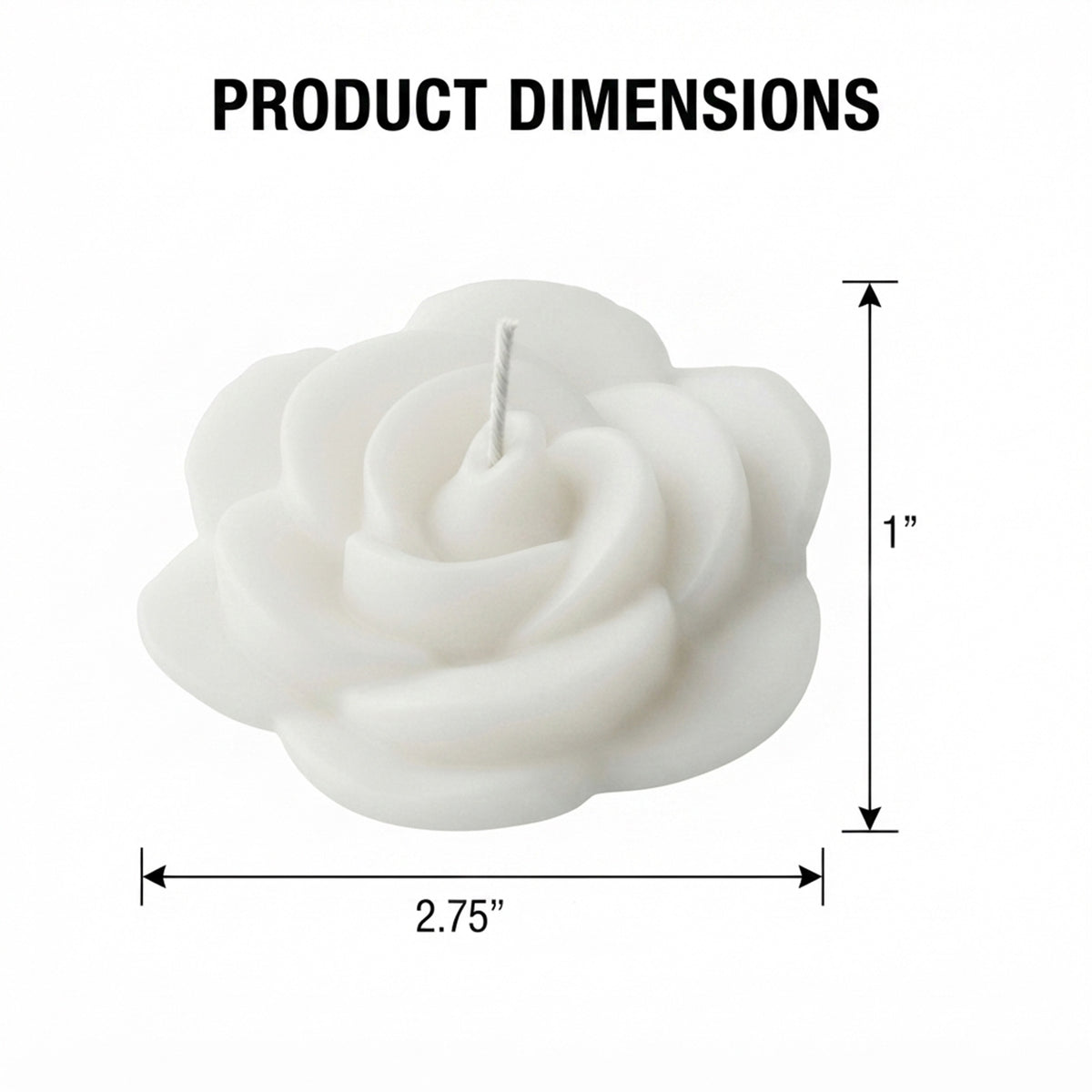 Hosley Unscented Floating Candles for Decoration, set of 6