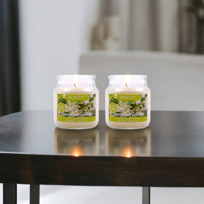 Hosley Set of 2 Sweet Pea Jasmine 2.65 Oz (75g)