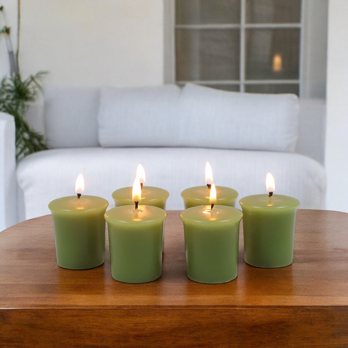 Set of 6 Hosley® 15 Hour Burn Time Each, Fresh Bamboo Highly Fragranced  Votive Candles
