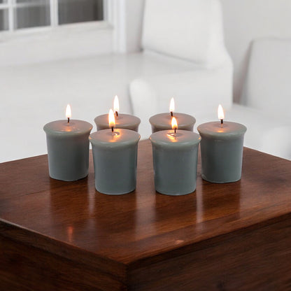 Set of 6 Hosley® 15 Hour Burn Time Each, Eucalyptus Mint Highly Fragranced  Votive Candles