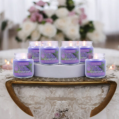 Hosley® Lavender Fields Jar Candles - Set of 6