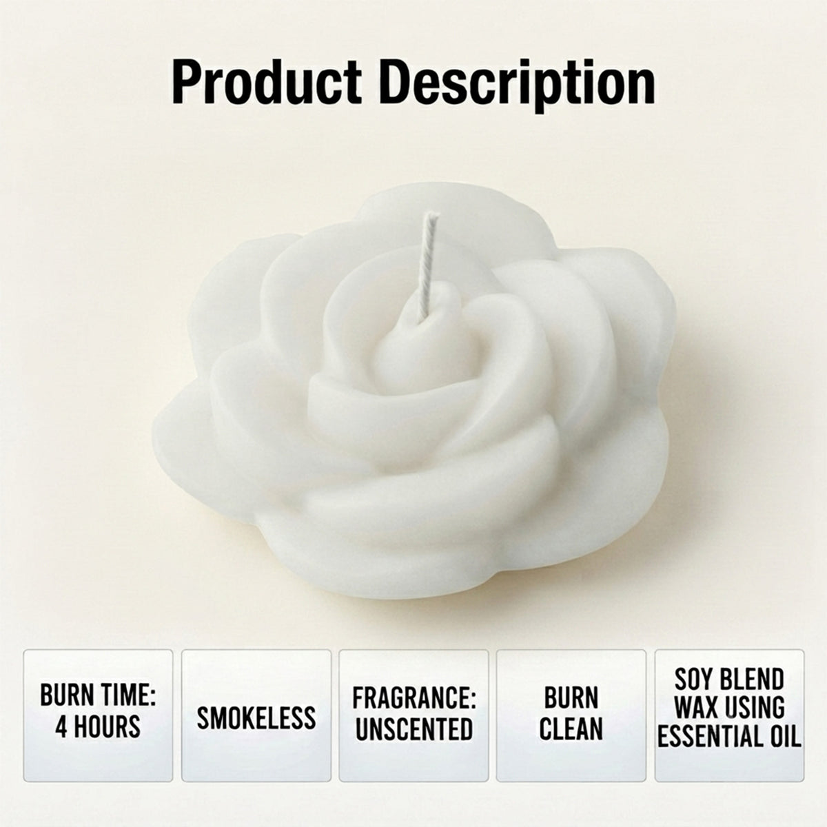 Hosley Unscented Floating Candles for Decoration, set of 6