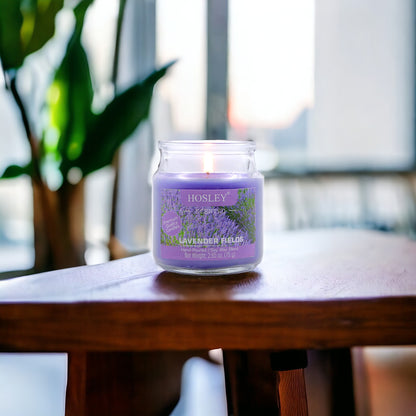 Hosley Lavender Fields Fragranced Jar Candle – 2.65 Oz