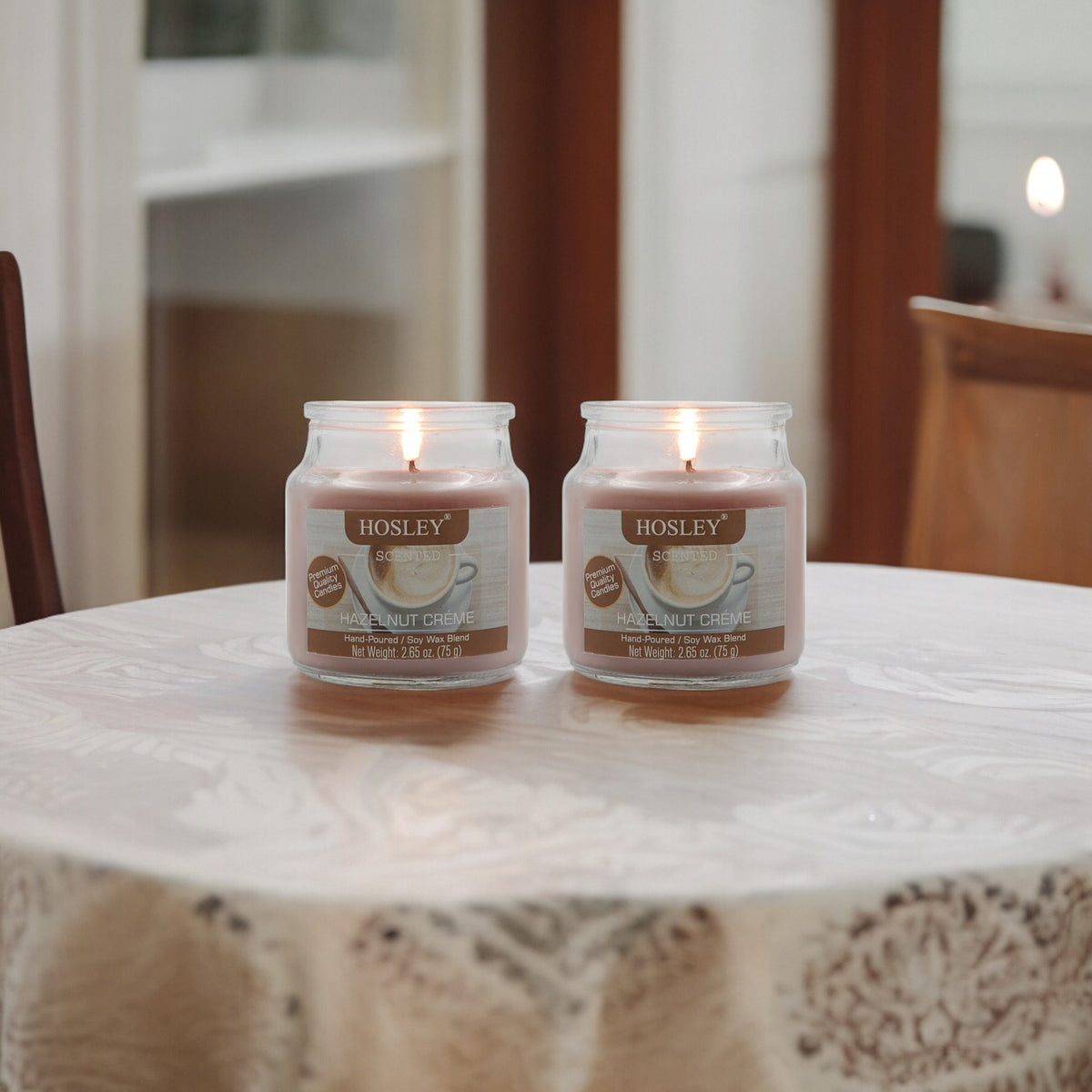 Hosley Set of 2 Hazelnut Crème 2.65 Oz (75g)