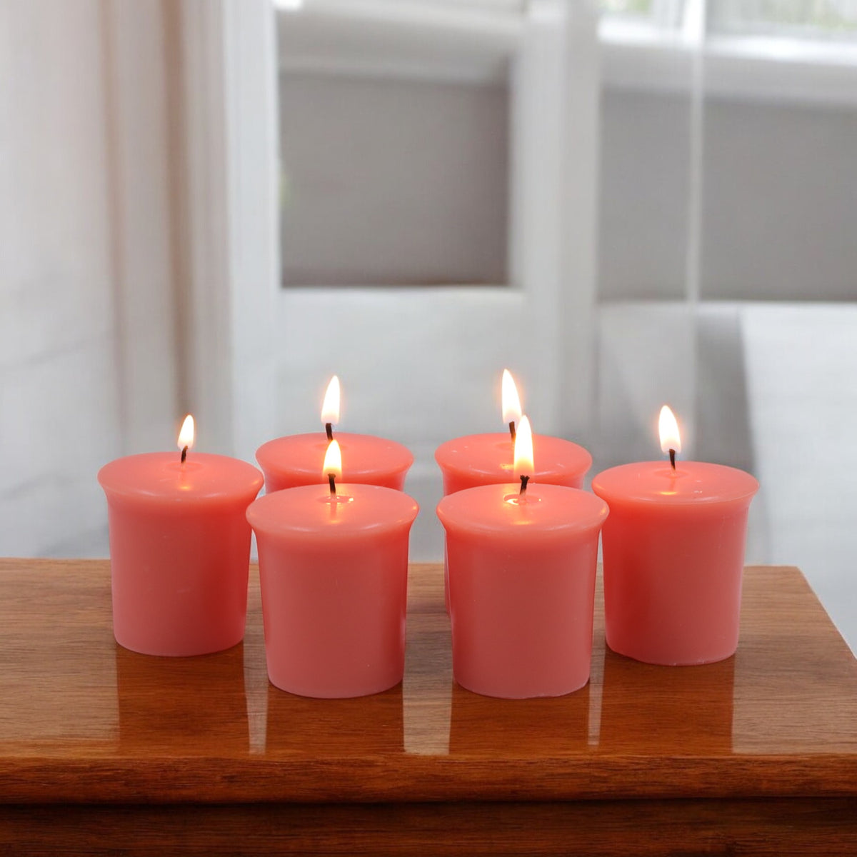 Set of 6 Hosley® 15 Hour Burn Time Each, Tropical Mist Highly Fragranced  Votive Candles