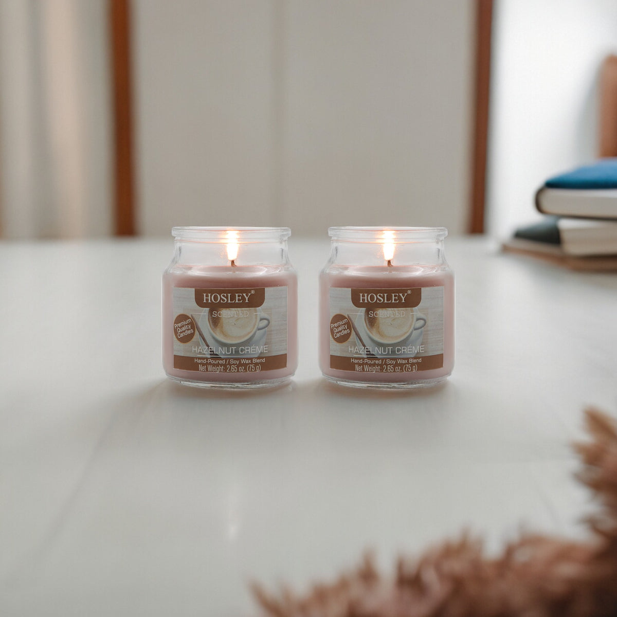 Hosley Set of 2 Hazelnut Crème 2.65 Oz (75g)