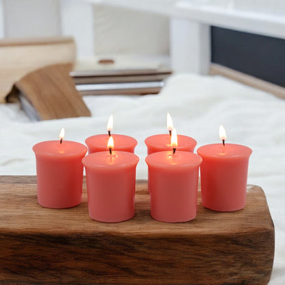 Set of 6 Hosley® 15 Hour Burn Time Each, Tropical Mist Highly Fragranced  Votive Candles