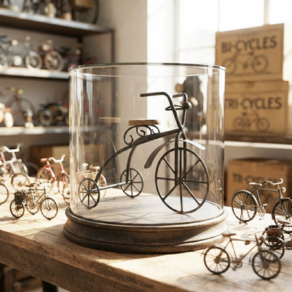Hosley Decorative Metal Bicycle Showpiece, 7.25" High Pack of 1