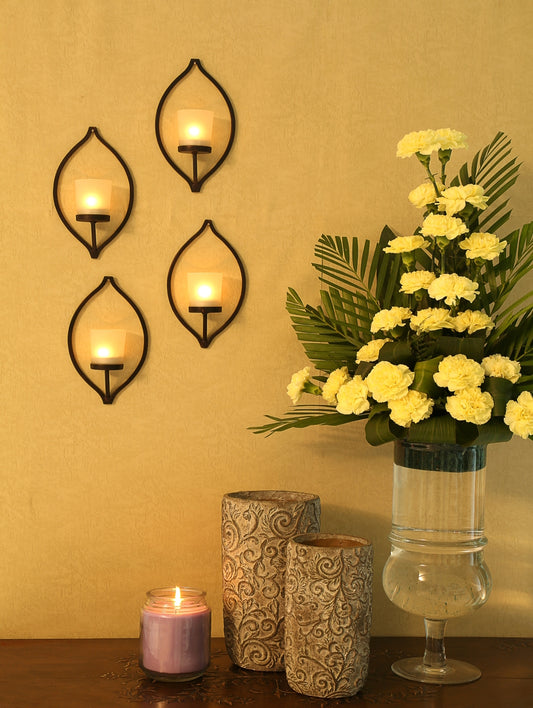 Hosley® SET OF 4 WALL SCONCE WITH FROSTED GLASS