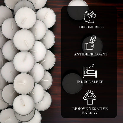 Hosley® Unscented Tealight Candles - 50Pcs