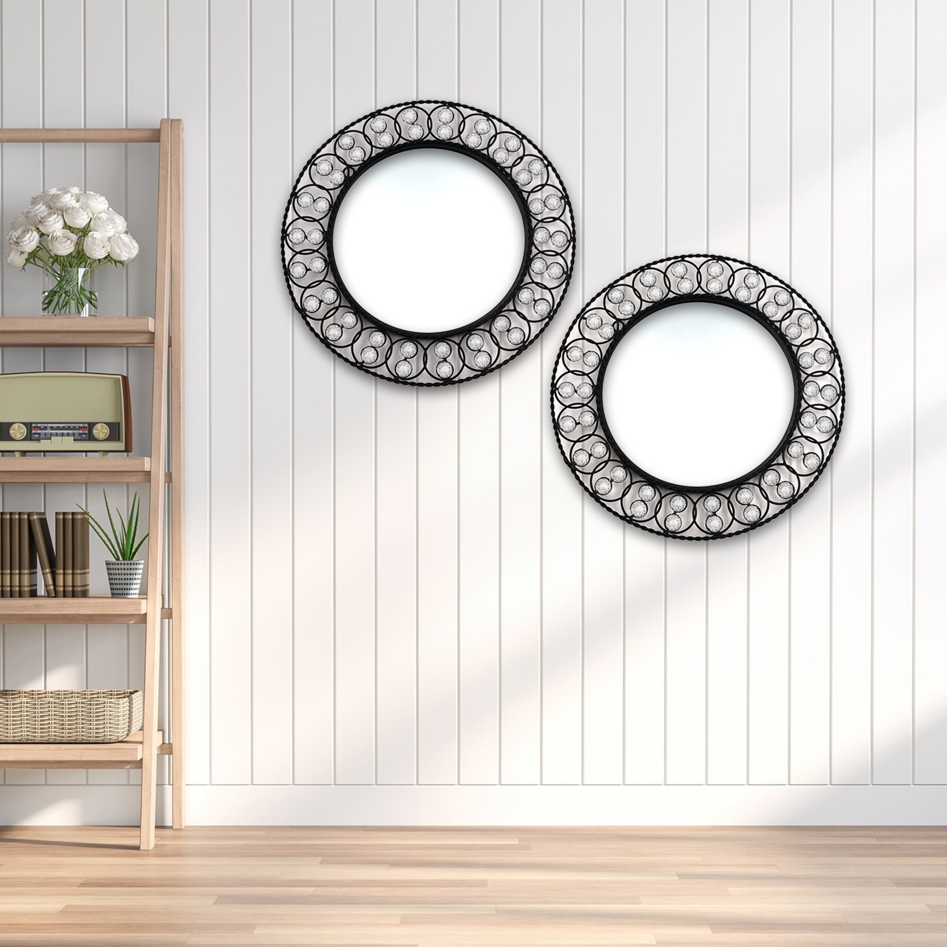 Hosley Decorative Wall Mirrors - Set Of 2