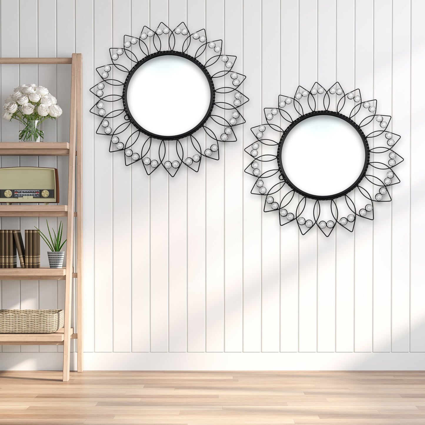 Hosley Decorative Wall Mirrors - Set Of 2